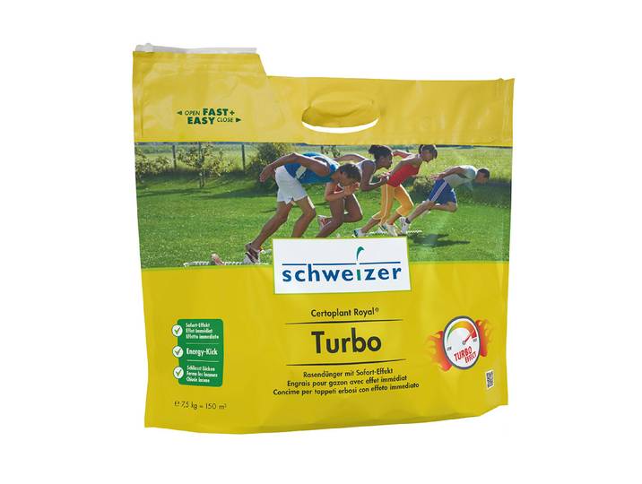 Schweizer Certoplant Royal Turbo Rasendünger 7.5 kg