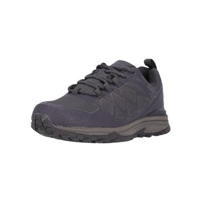 Outdoorschuh ENDURANCE "Tingst", Damen, Gr. 36, grau (anthrazit, schwarz), Kunstfaser, Synthetik, Schuhe Outdoorschuh, mit Anti-Rutsch-Sohle