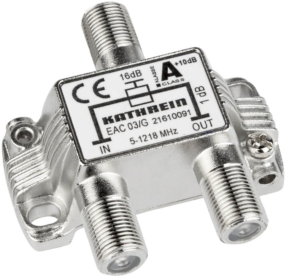 Kathrein F-Abzweiger 1f. 5-1218 MHz 16dB EAC 03/G (21610091)