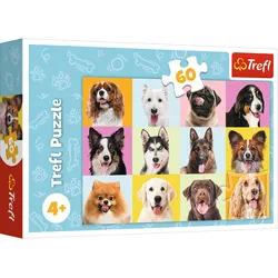 Puzzle - "60" - Süße Welpen / Trefl 17374