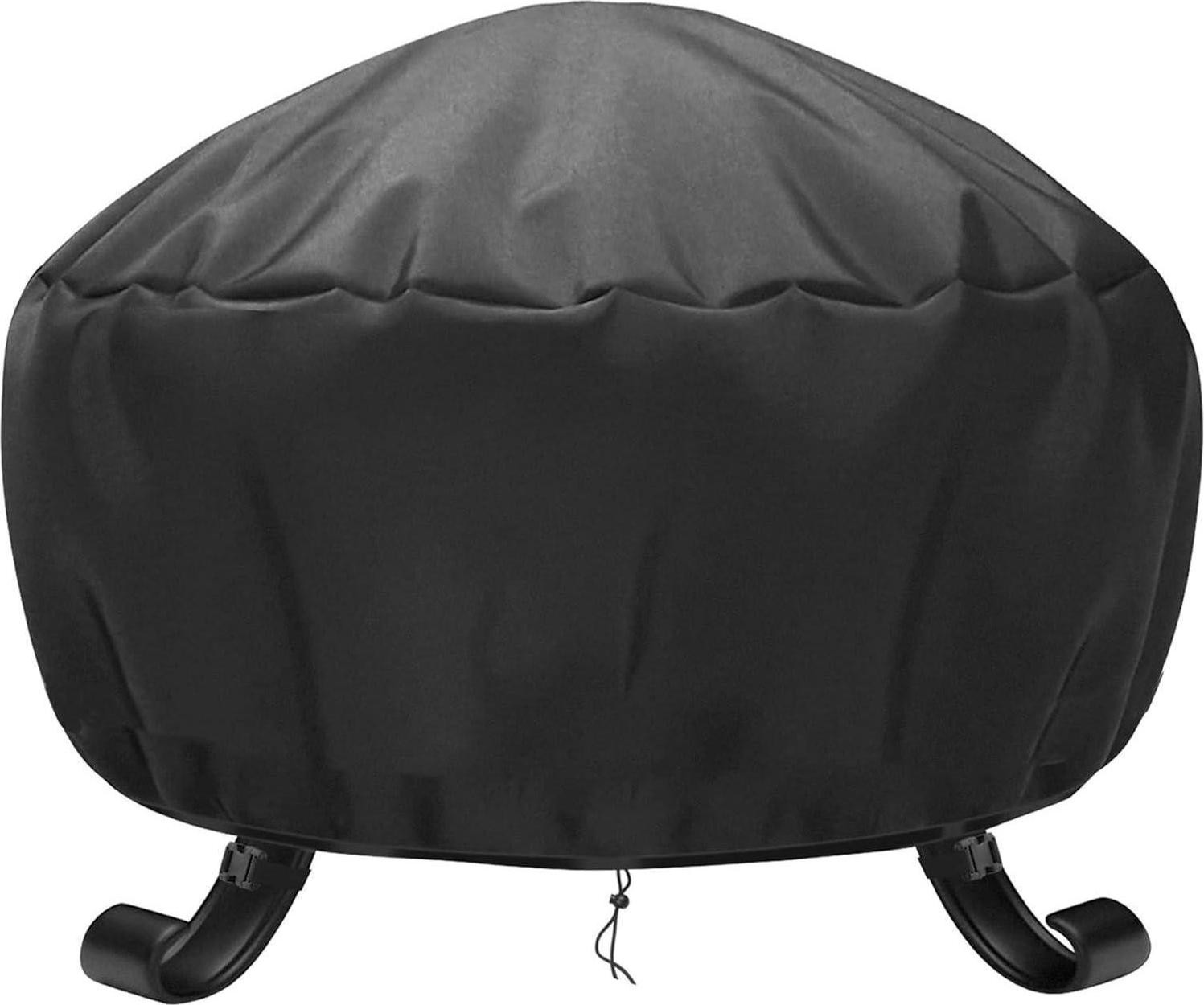 Nomiou waterdichte beschermhoes voor vuurkorf van 600D Oxford-stof, Ø80 x 50 cm