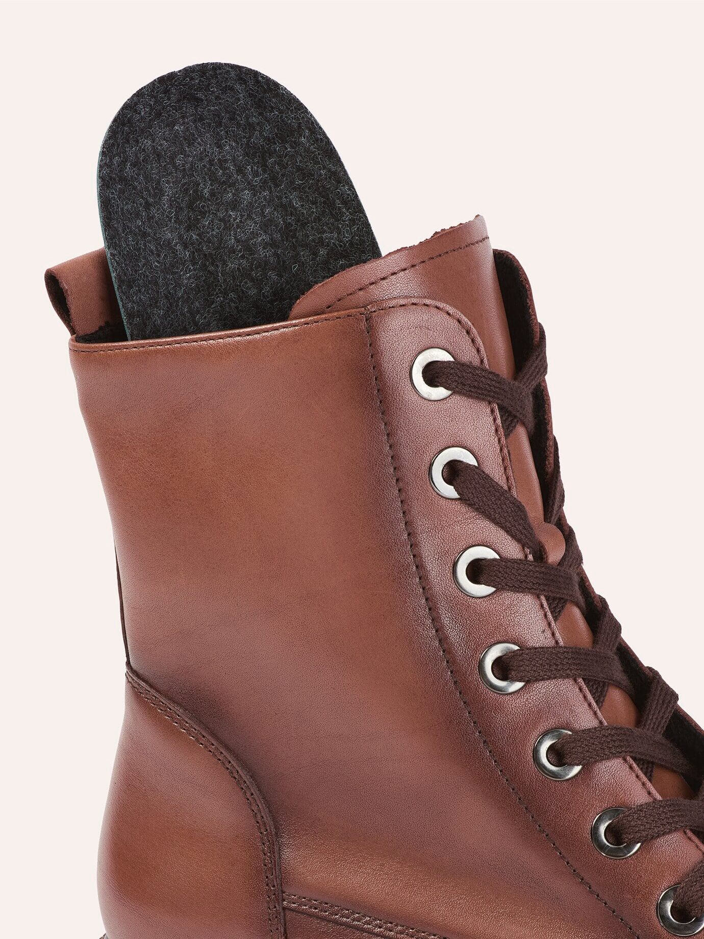 Walbusch Soft Stiefel, noch offen: Größenlauf, Farbe Braun, 42, hergestellt in Europa weiches Leder Damen
