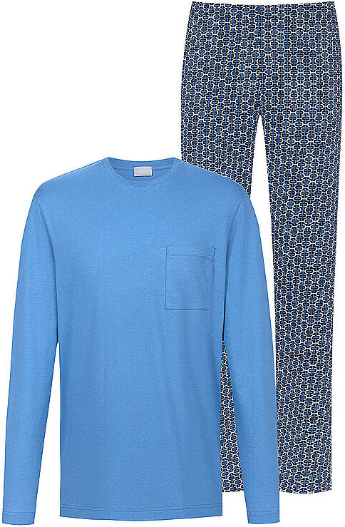 MEY Pyjama BLUE CHAINS recent blue blau   M M