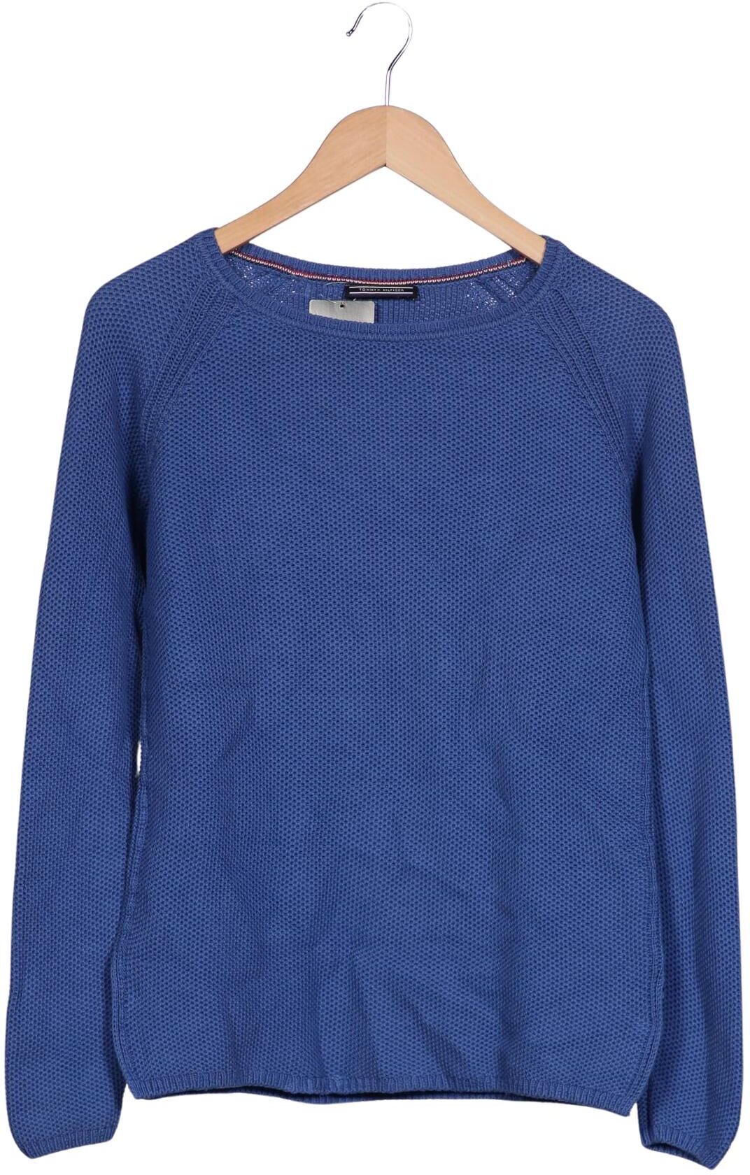 Tommy Hilfiger Damen Pullover, Blau, Gr. M, Baumwolle - Second Hand