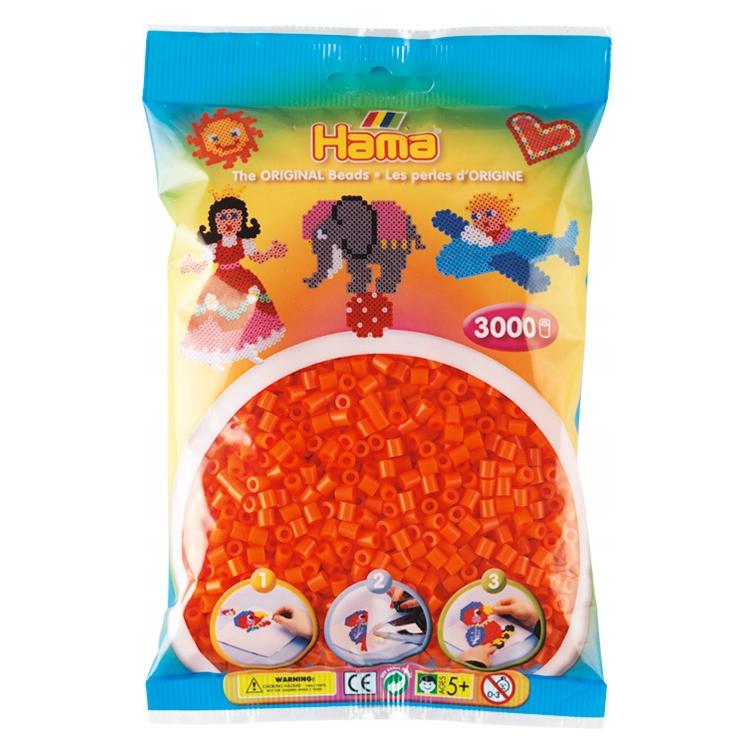 Toymax HAMA MIDI - KORALIKI 3000 SZT. pomarańcz (028178201043)