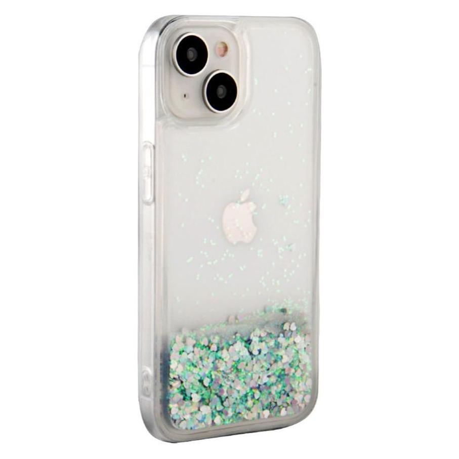 iLike iPhone 15 Silicone Case Water Glitter (Apple iPhone 15) (ILIAPP15SWGS)