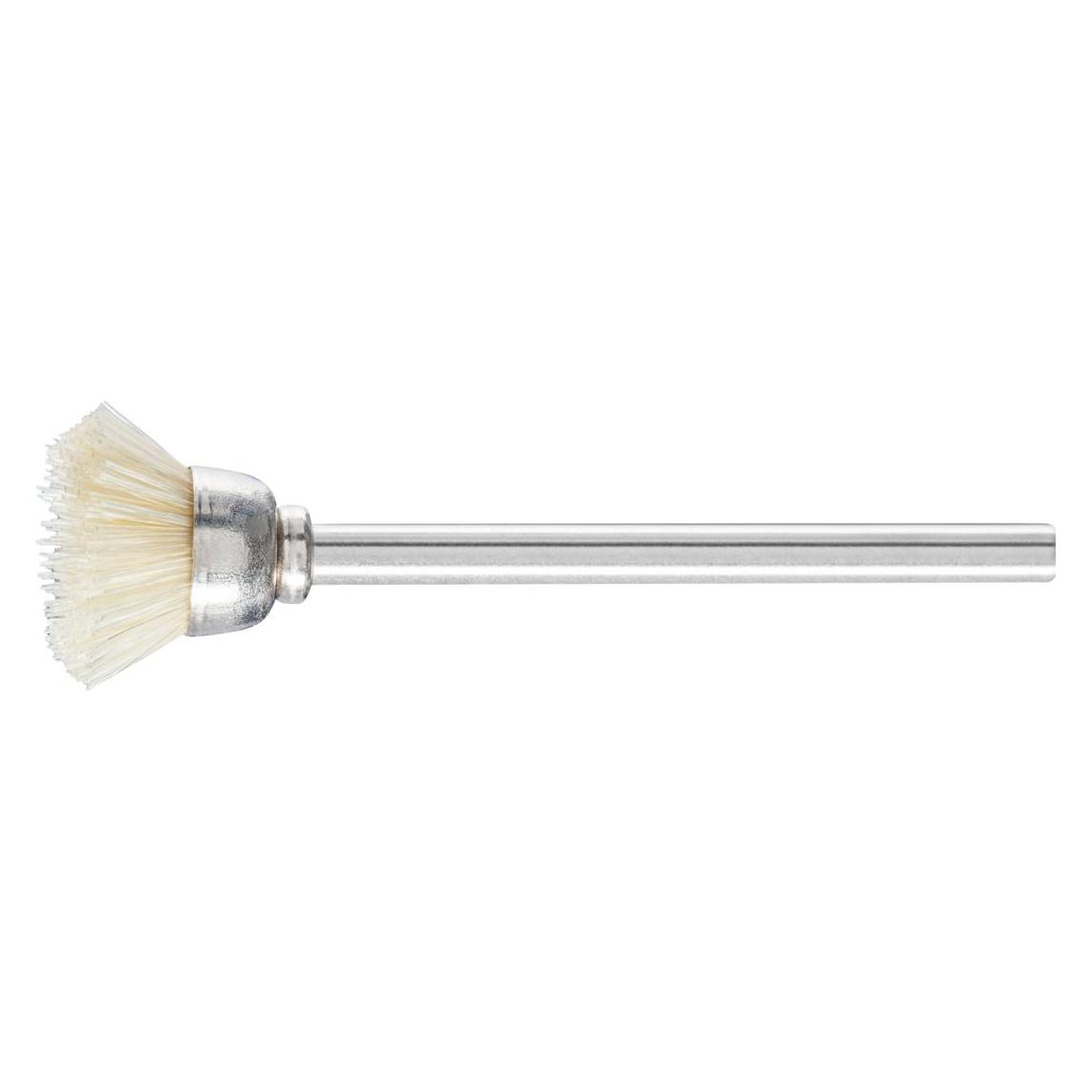 Pferd Minitopfbrste TBU D15xB3xL5mm Naturborsten wei Schaft-Ø 3mm (43209257) (TBU 1503/3 SBW)