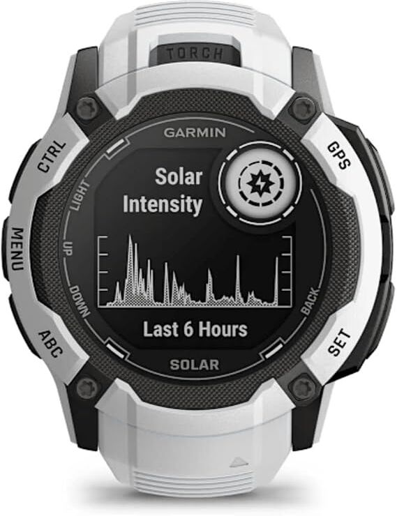 Garmin Instinct 2X Solar Smartwatch 50mm Whitestone