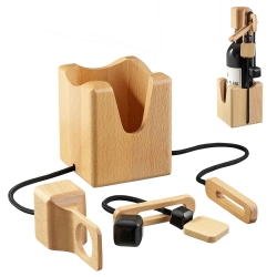 Denk- und Knobelspiele Flaschen-Safe - 2 Puzzleteile - Denkspiel - Knobelspiel - Geduldspiel 242519