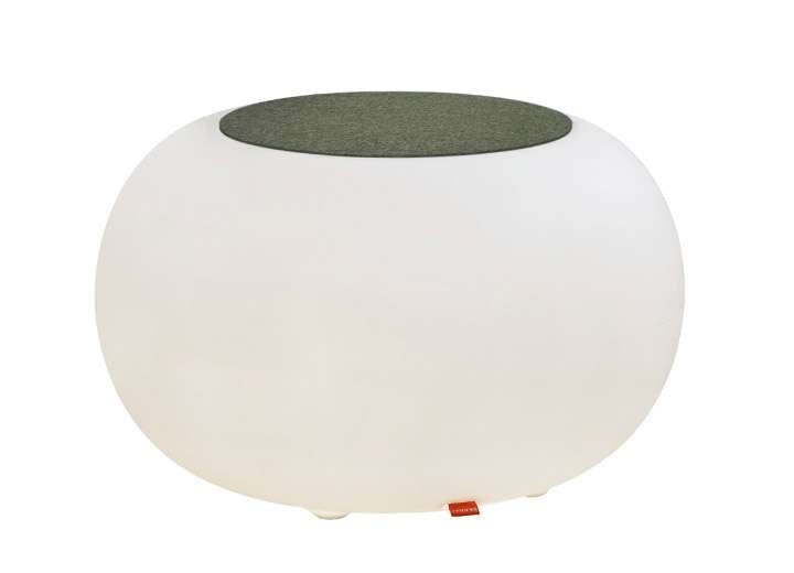 Moree Bubble Outdoor Beistelltisch / Hocker (Filzauflage anthrazit) Filzauflage anthrazit 15-02-01+15-15-01