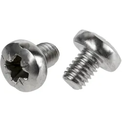 RS PRO, Schrauben, A2 s/steel cross pan head screw,M5x6mm