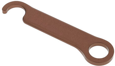 Bulldog Aluminum Guitar Lock Bronze Bronze