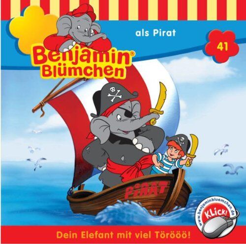 Benjamin Blümchen - Benjamin Blümchen - Folge 41: als Pirat [Audio-CD] - Preis vom 12.10.2026 11:37:12 h