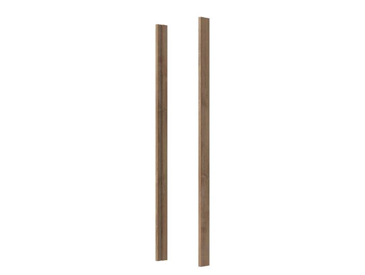 Plinthe de compensation Level36 lot de 2 216cm Marron/Imitation chêne parqueté panneau aggloméré plaxé