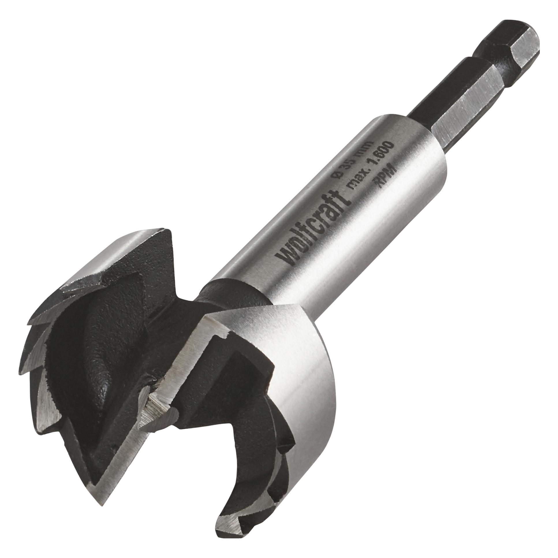 wolfcraft 1 Forstnerbohrer Schaft 6-kant ø35x90mm (3310000)