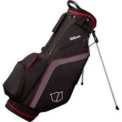 Wilson Standbag Lite 3, schwarz/grau/rot