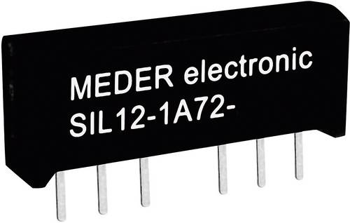StandexMeder Electronics SIL12-1A72-71L Reed-Relais 1 Schließer 12 V/DC 1A 15W SIL-4