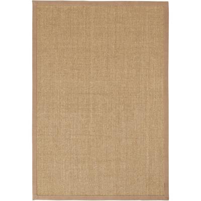 Teppich HEINE HOME Gr. 8, beige, B:180cm H:7mm L:180cm, Sisal, Teppiche, Teppich