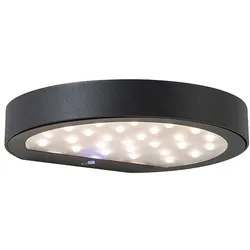 ROSSINI ILLUMINAZIONE NAP LED-Solar-Applikation 2,2 W IP54 3000 K Anthrazit – wiederaufladbare Solar-Wandleuchte mit Dämmerungssensor und Touch-Dimmer – Rossini Group