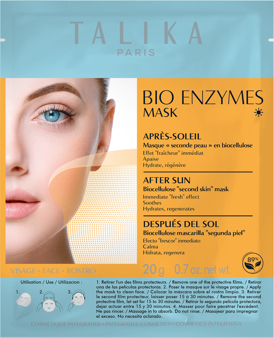 TALIKA Bio Enzymes After Sun Sheet Mask 20g