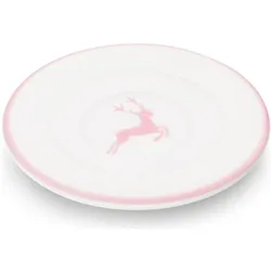 Gmundner Keramik Rosa Hirsch Unterteller Espresso (Ø 11cm), Untertasse, Rosa