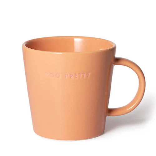 Vondels theemok TOO PRETTY oranje 350 ml