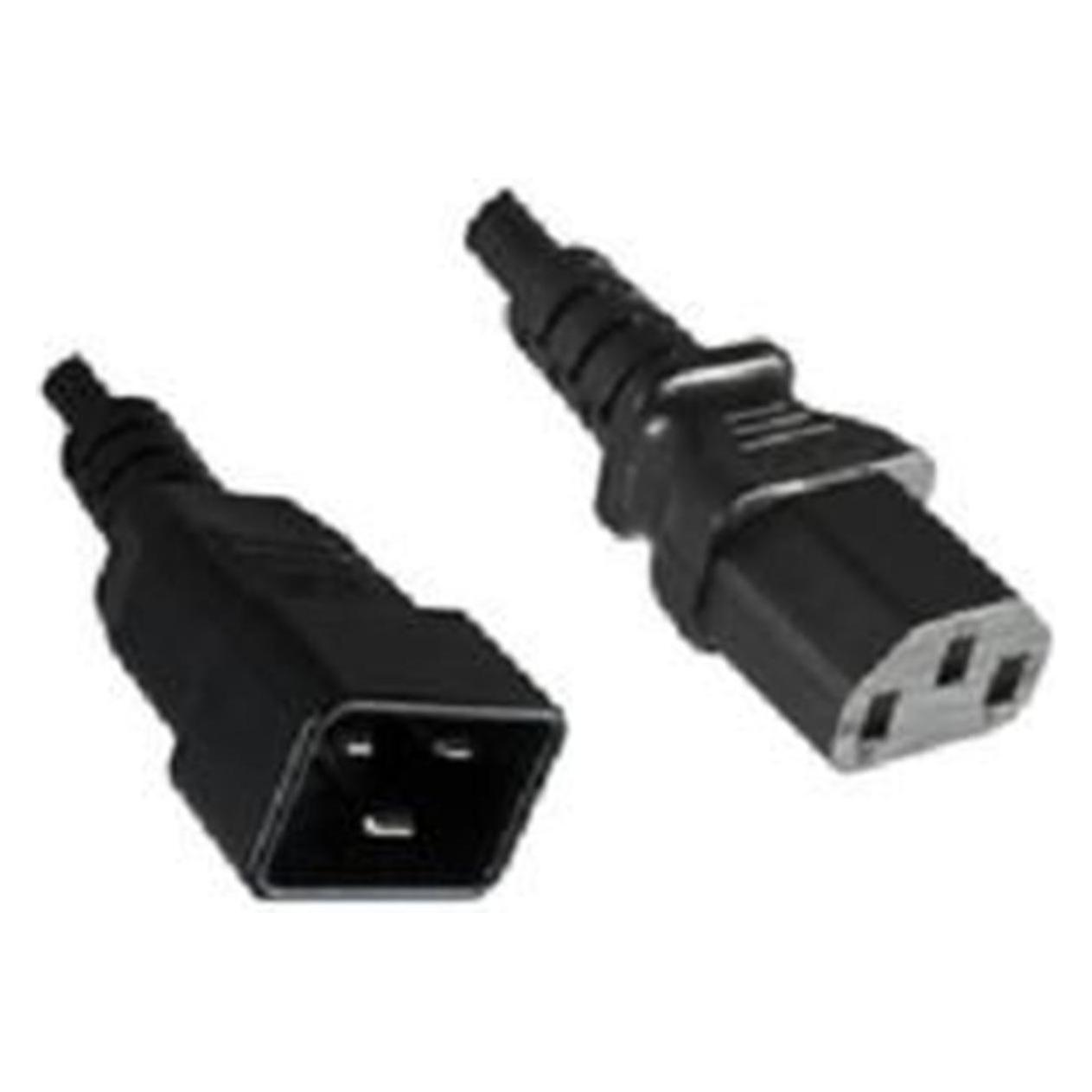 MicroConnect PowerCord C13-C20 10A 2m Black (2 m) (PE030620)