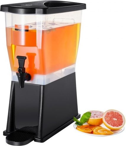 Vevor Drankendispenser 11L, Transparante Sapdispenser met Standaard, Zwart