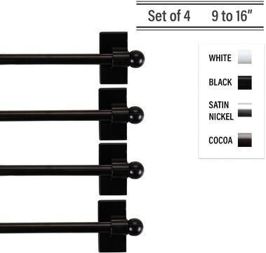 InStyledesign 7/16 inch dia. Magnetic Rod 9-16 inch long ( Set of 4 )