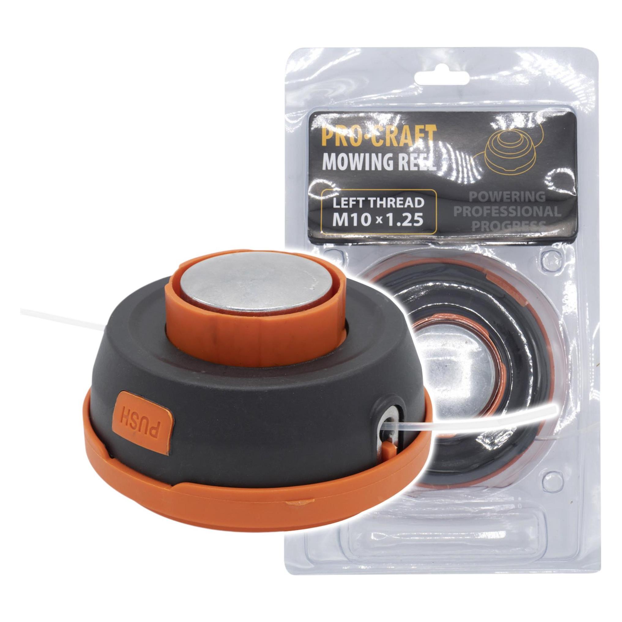 Procraft MR-7 Fadenkopf Kugelgelagert 2,4 mm x 2,5 m M10 x 1,25 (Rasentrimmer) (MR-7)