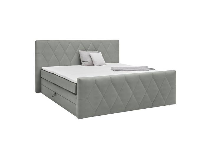 Boxspringbett 180/200 cm Grau