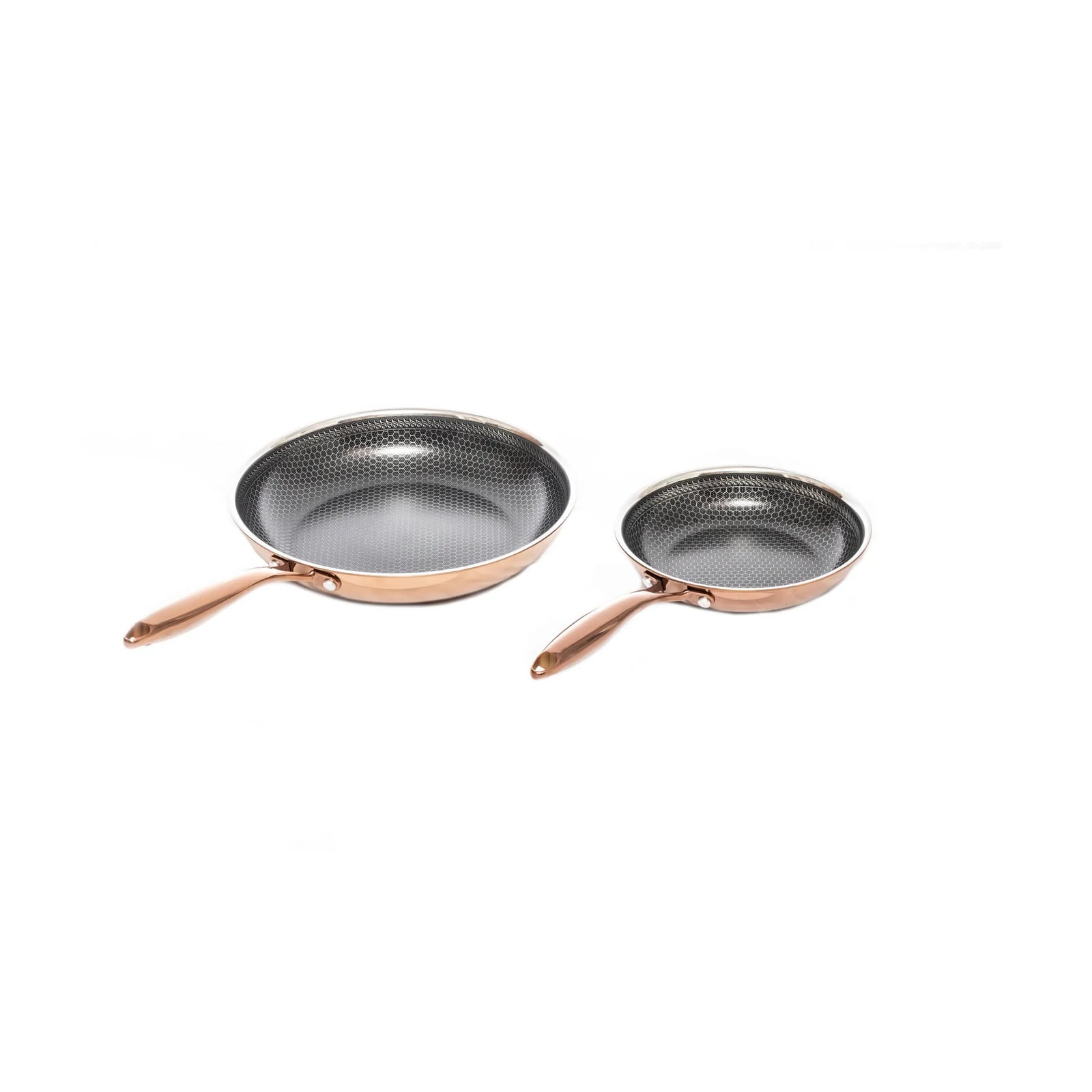 Hâws Santo koekenpannenset met hybrid coating, 2-delig, Rose Gold