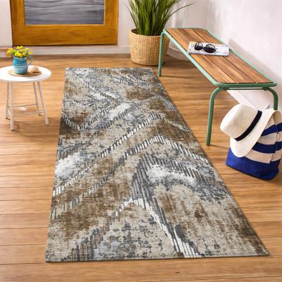 Addison Rugs Machine Washable Indoor/ Outdoor Global Hiram Chantille Rug