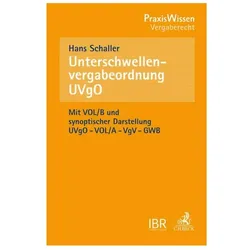 Schaller:UVgO, Fachbücher von Hans Schaller