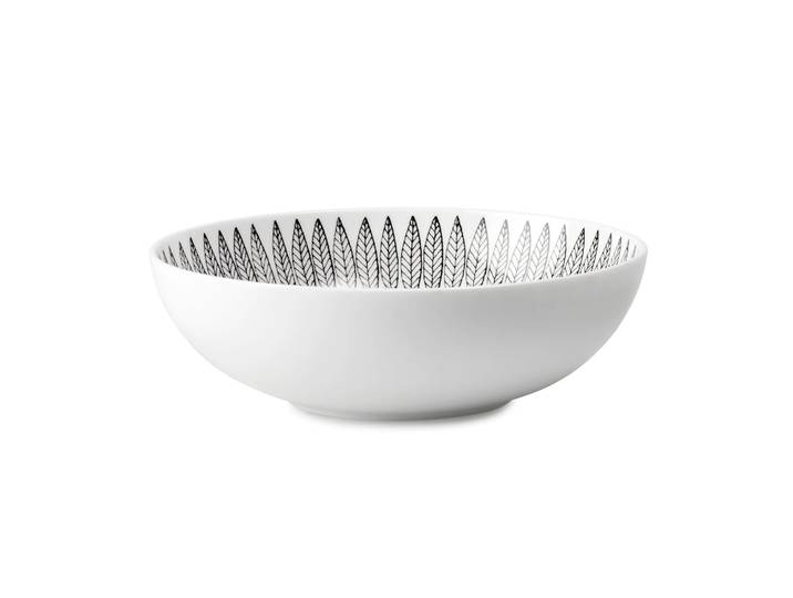 Gustafsbergs Porslinsfabrik Bol Svart Salix 17 cm Noir