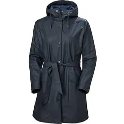 HELLY HANSEN Damen Regenmantel W KIRKWALL II RAINCOAT, Größe XL in Blau Blau