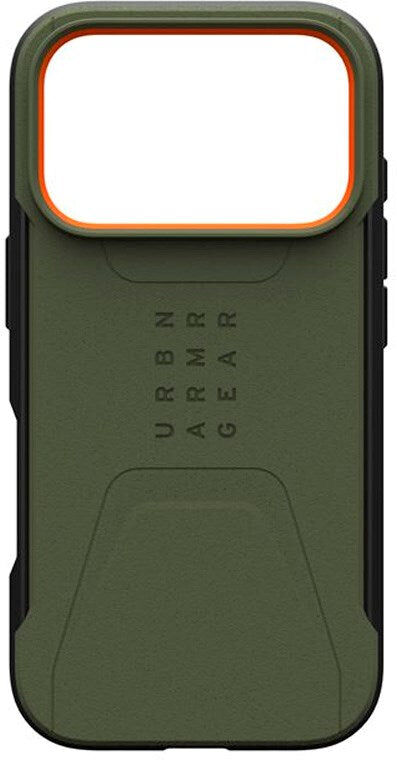 UAG iPhone 17 Pro Civilian Case - MagSafe Kompatibel - Grøn / Orange