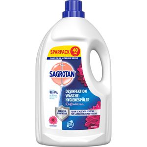 Sagrotan Hygienespüler Duftedition Blumenduft, desinfizierend ab 20°C, für alle Textilien, 3 Liter, 40 WL