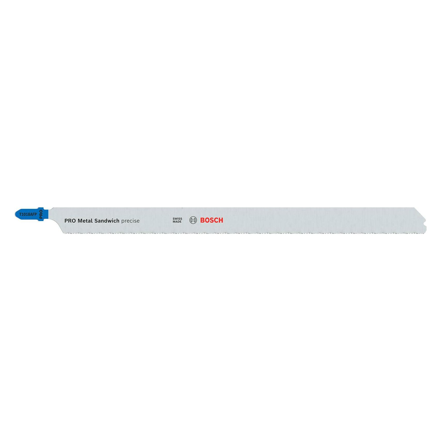 Bosch Professional Zubehör PRO Metal Sandwich T1018AFP Stichsägeblatt, 250 mm, 5-tlg. (2608655115)
