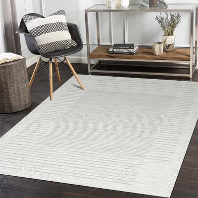 Overton Handmade Modern Contemporary Striped Area Rug