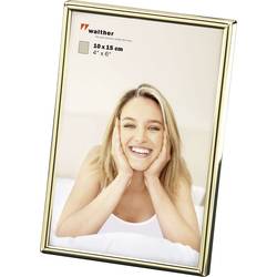 walther+ design WD015G Bilder Wechselrahmen Papierformat: 10 x 15 cm Gold
