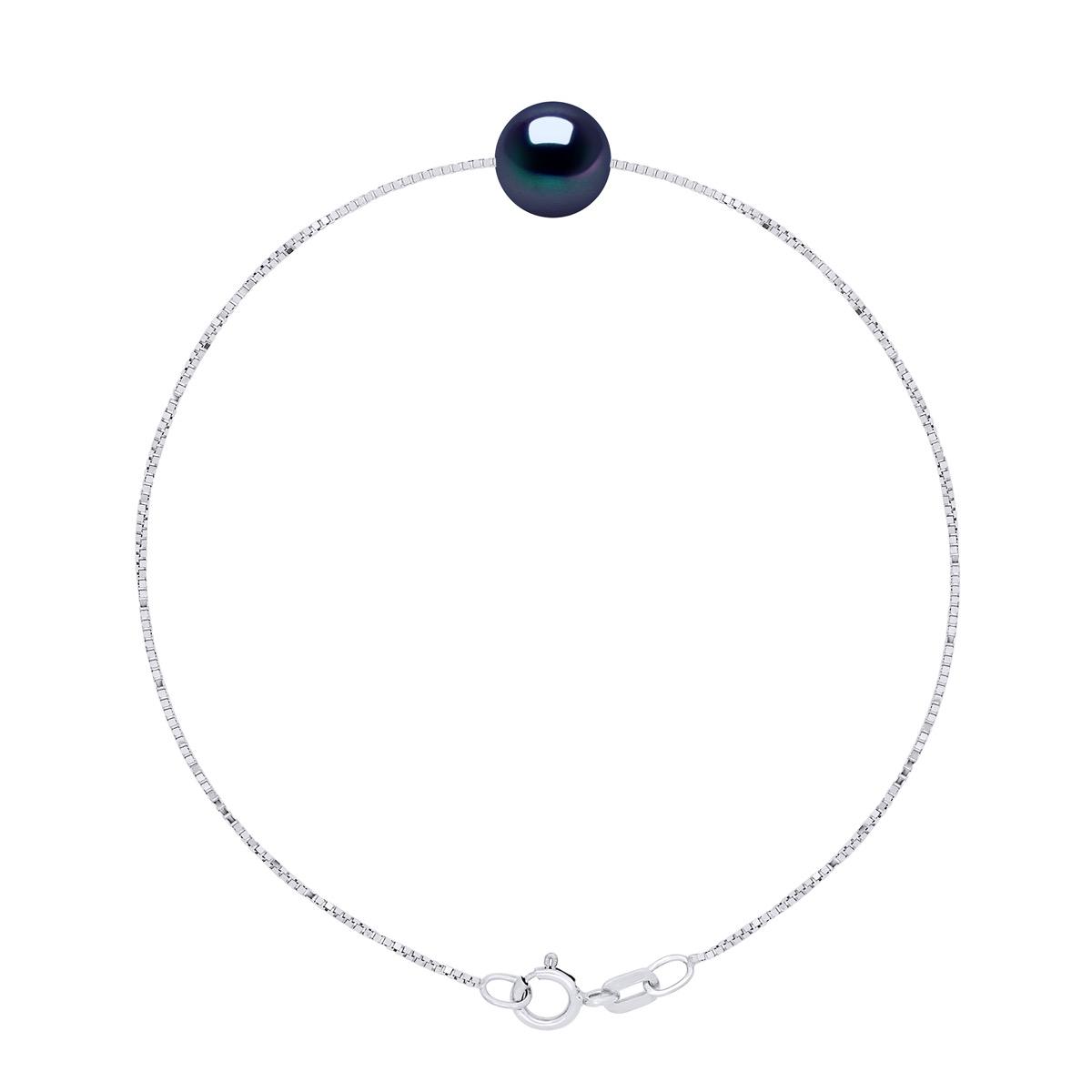 Armband echte Süßwasser-Zuchtperle rund 8-9 mm