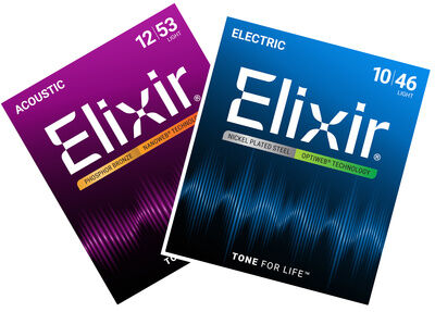 Elixir Acoustic/E-Guitar Bundle