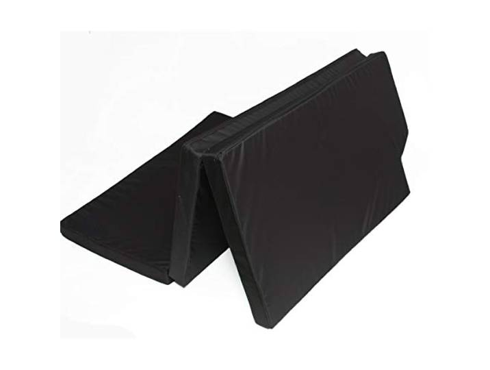 Mayaadi-Home Premium Visco Schlafauflage für V-Klasse, Vito & Tourer Klappmatratze 190x142x8 cm, schwarz Faltbare Matratze für Bus, viskoelastischer Schaum + Kaltschaum
