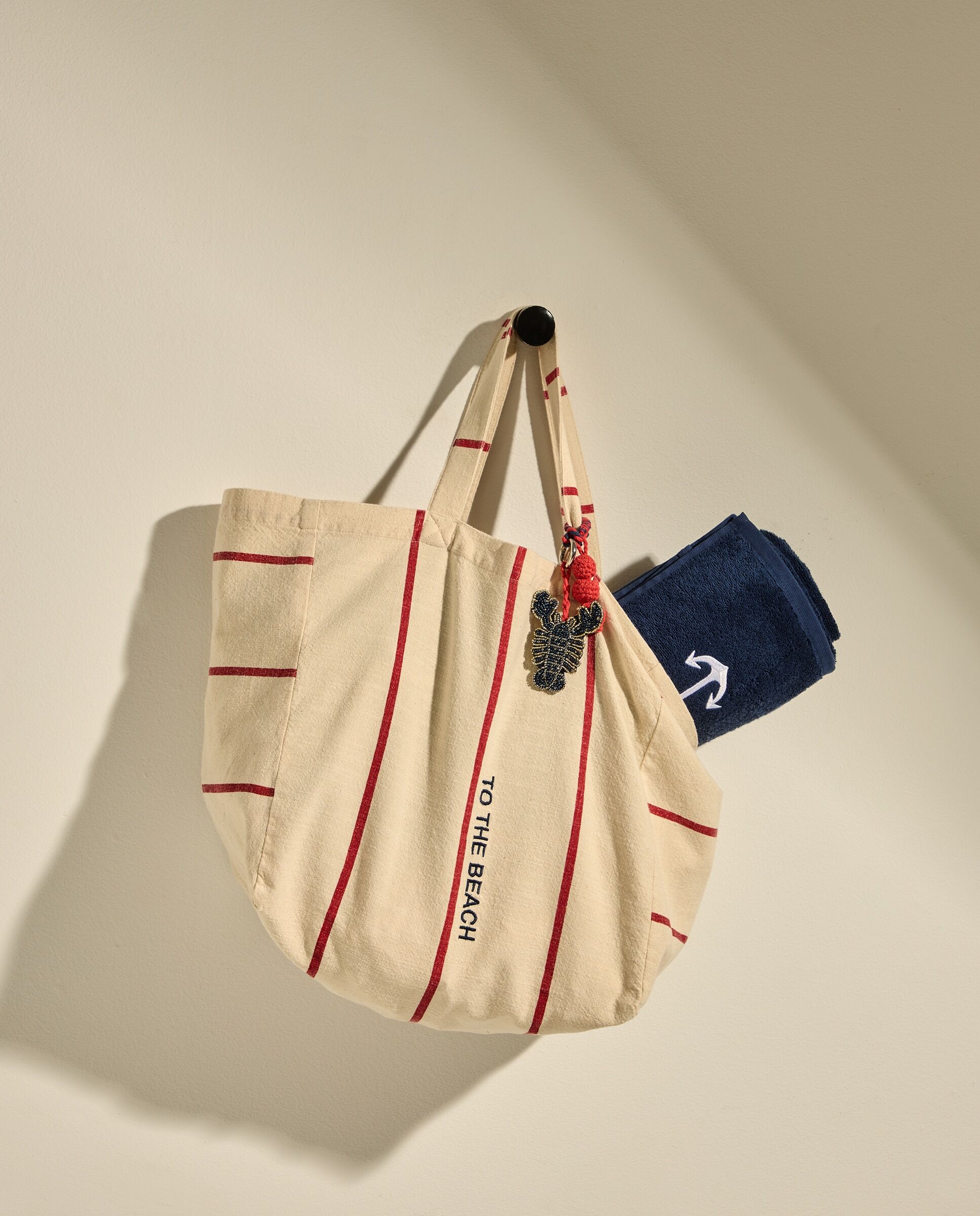 El Corte Inglés Bolsa de playa Lebel. Rojo