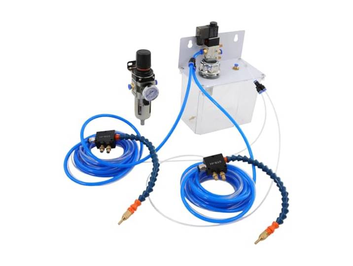 220V Nebel kühlmittel Schmierung Spray System mit 3L Kraftstofftank IP65, Unterdruck-Siphon, Sprühen ohne Wasserdruck, einstellbare Luft Ölmenge, Wasser Kühlmittel Motoröl Kerosin