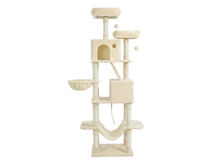 Boxxx Kratzbaum, Beige, Papier, 111x206x58.5 cm, Freizeit & Co, Tierbedarf, Tierzubehör
