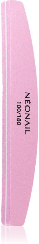NEONAIL Nail Buffer Curved polissoir ongles type 100/180 Pink 1 pcs