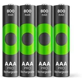 GP ReCyko+ Pro AAA Micro NiMH 800 mAh 1,2V Akku 4er Blister