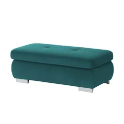 Kollektion Kraft Polsterhocker   ¦ türkis/petrol ¦ Maße (cm): B: 129 H: 47 T: 64.0